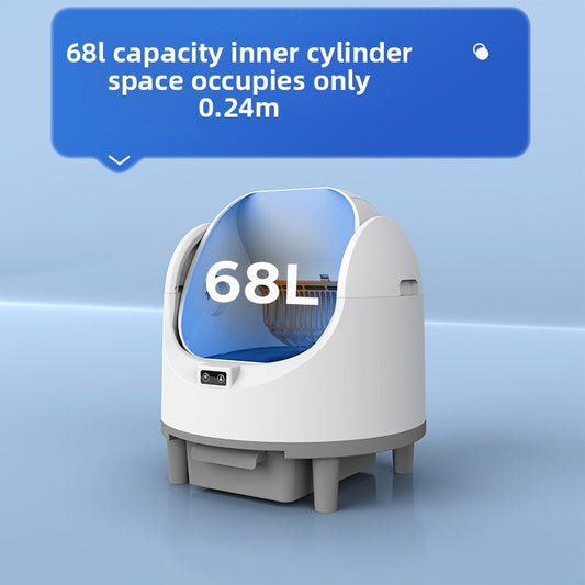Fully Automatic Cat Litter Box Large Space Intelligent Litter Scooper Fully Enclosed Deodorizing Sterilizing Cat Toilet