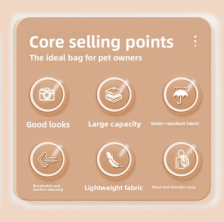 Stylish Pet Carrier Bag for Travel and Outdoors