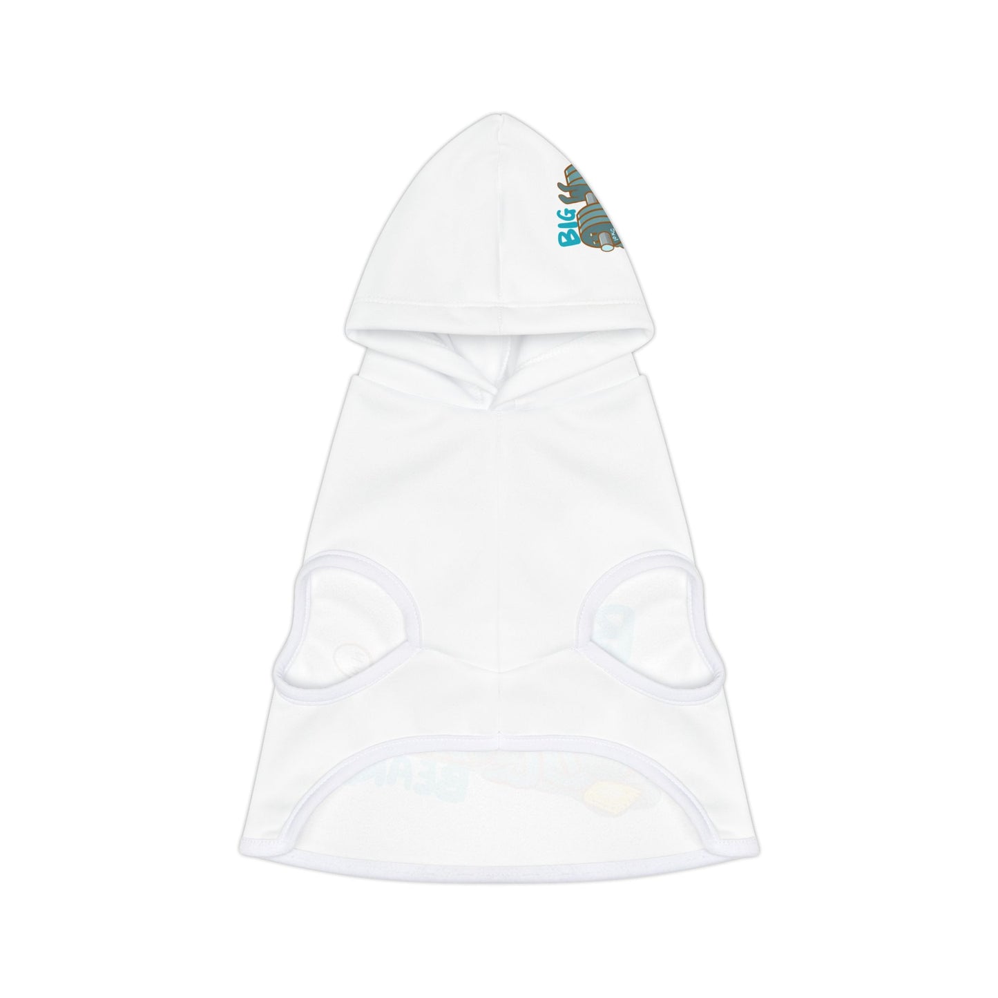 Cute Barbell Cartoon Pet Hoodie — 'Cutie Bar Bell' Design