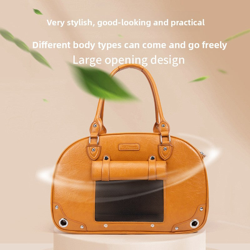 Stylish Pet Carrier Bag for Travel and Outdoors