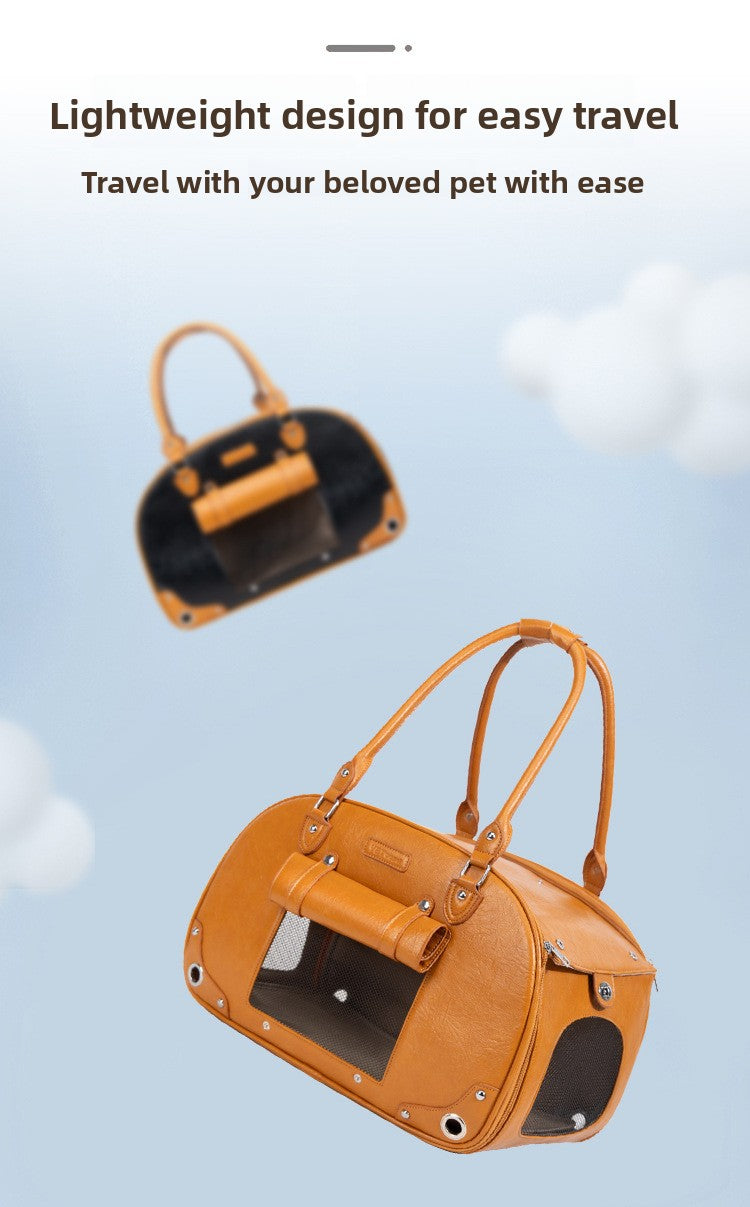 Stylish Pet Carrier Bag for Travel and Outdoors