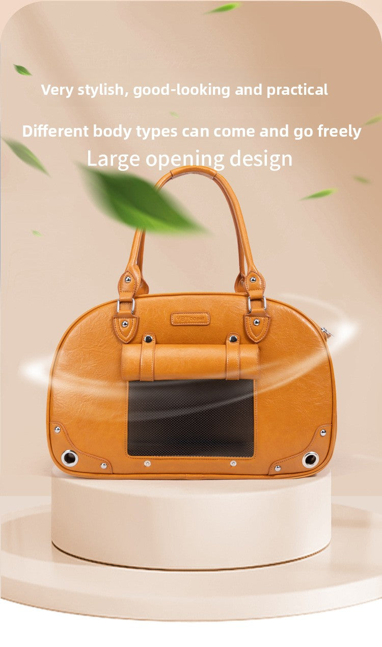 Stylish Pet Carrier Bag for Travel and Outdoors