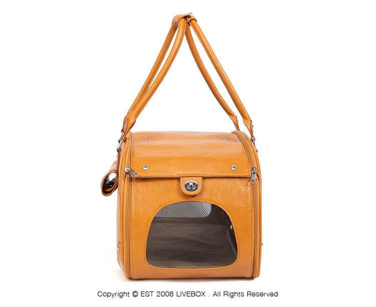 Stylish Pet Carrier Bag for Travel and Outdoors