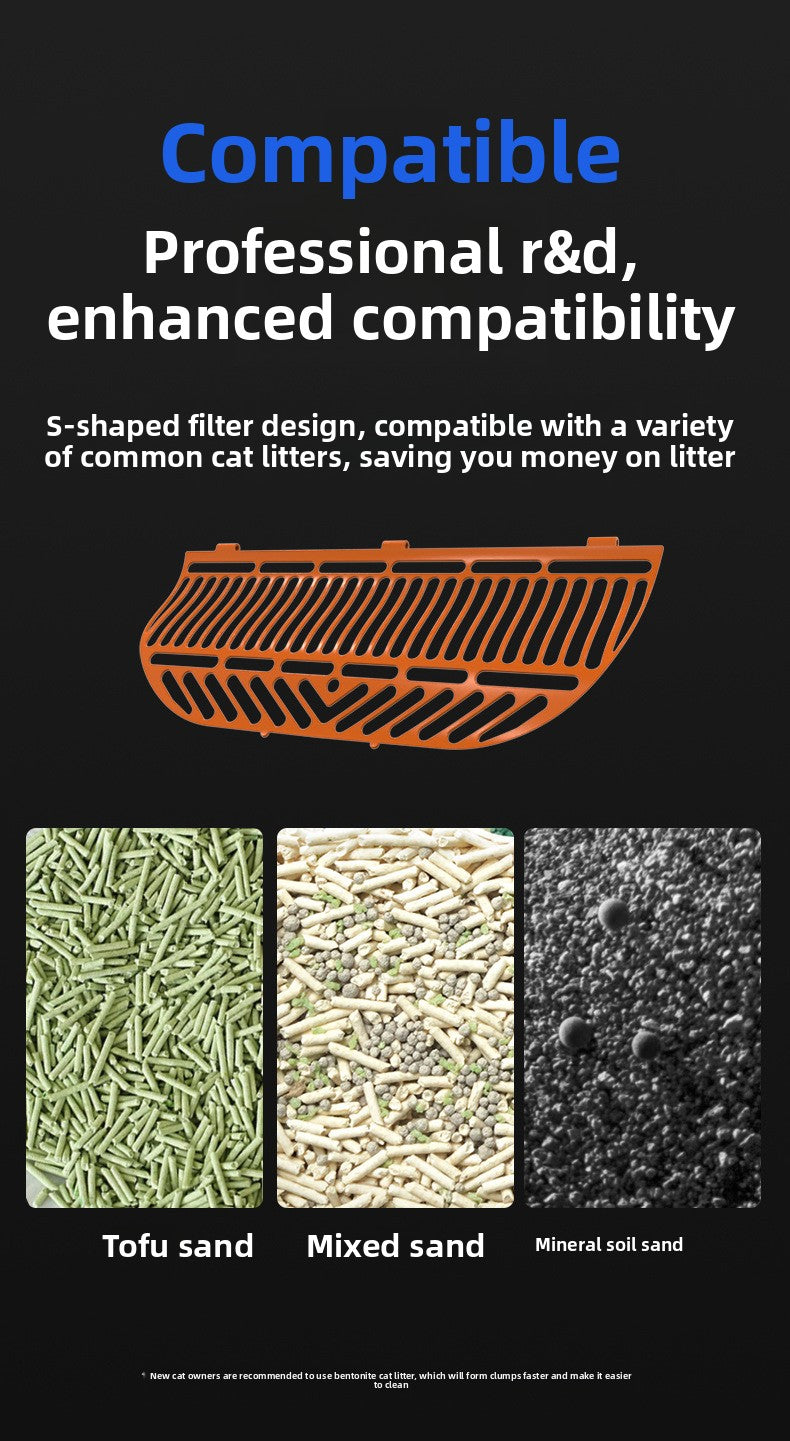 Fully Automatic Cat Litter Box Large Space Intelligent Litter Scooper Fully Enclosed Deodorizing Sterilizing Cat Toilet